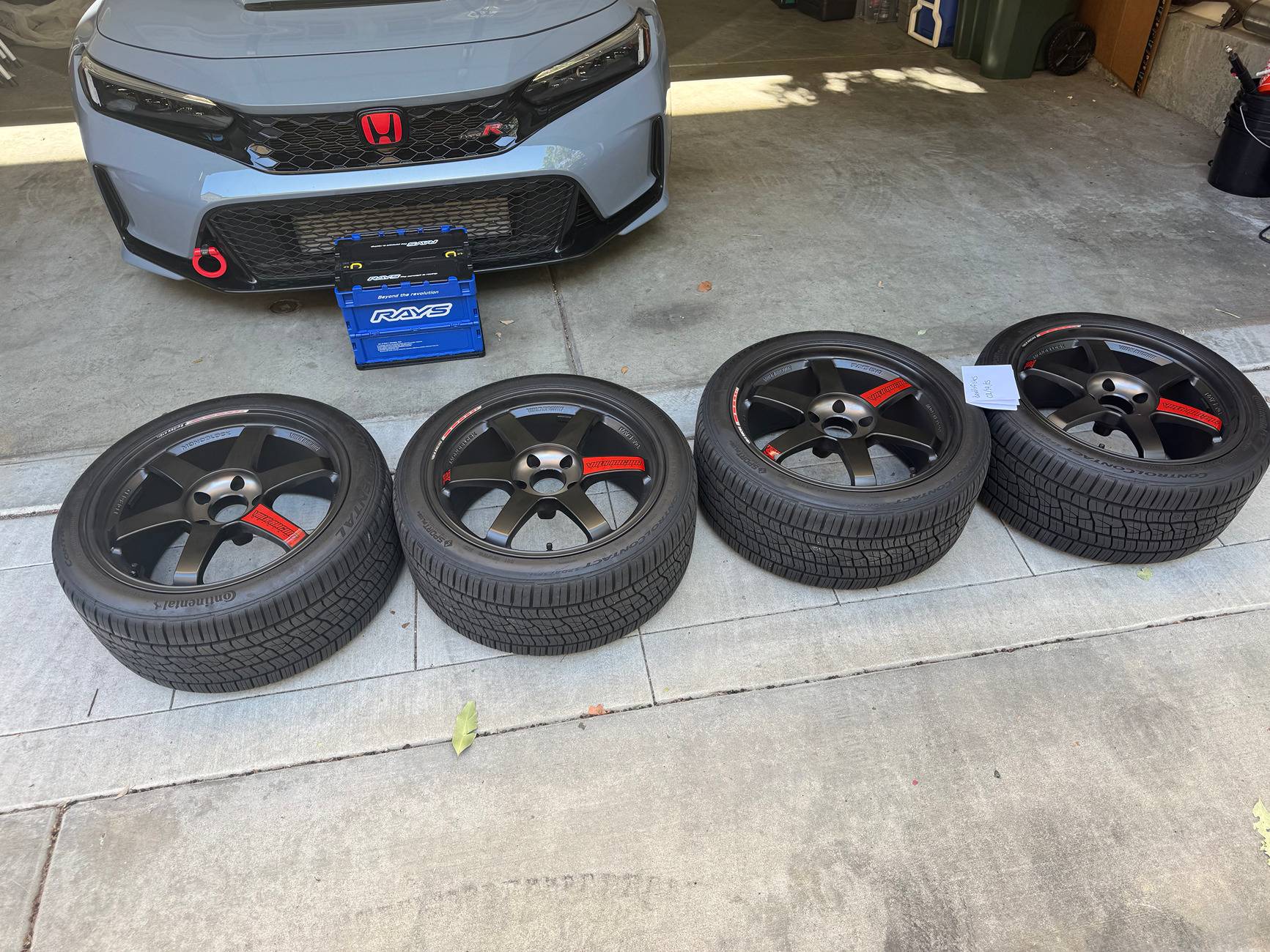 11th Gen Honda Civic SOLD - Volk Racing TE37SL Black Edition III Wheels (Set) - 18x9.5 / 5x120 / +39 IMG_3269