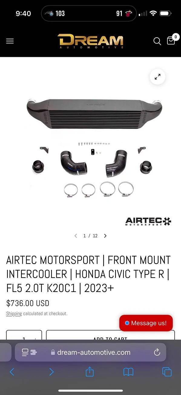 11th Gen Honda Civic All the Available Aftermarket FMICs are Bad IMG_0229