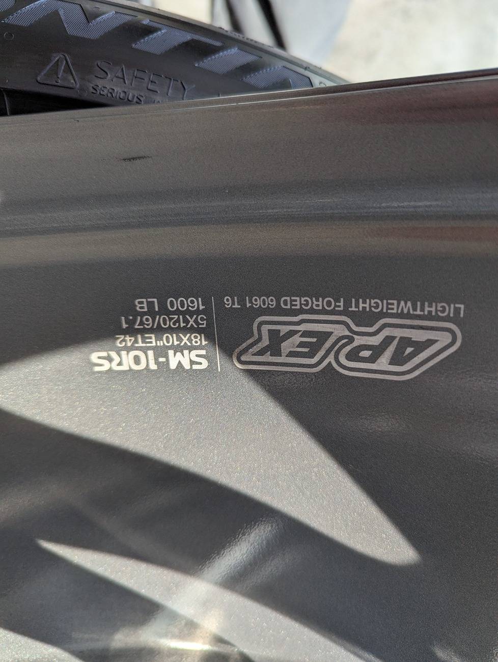 11th Gen Honda Civic GONE: Apex Wheels SM-10RS 18x10 +42 Forged Anthracite PXL_20250203_205012961.MP