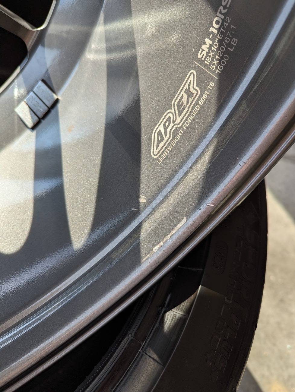 11th Gen Honda Civic GONE: Apex Wheels SM-10RS 18x10 +42 Forged Anthracite PXL_20250203_205159500.MP
