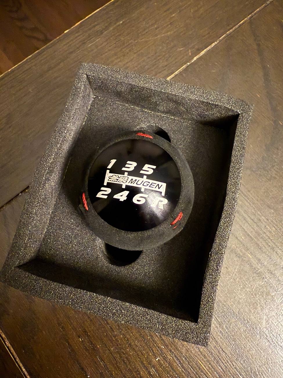 11th Gen Honda Civic Mugen Alcantara Knob SOLD IMG_6981