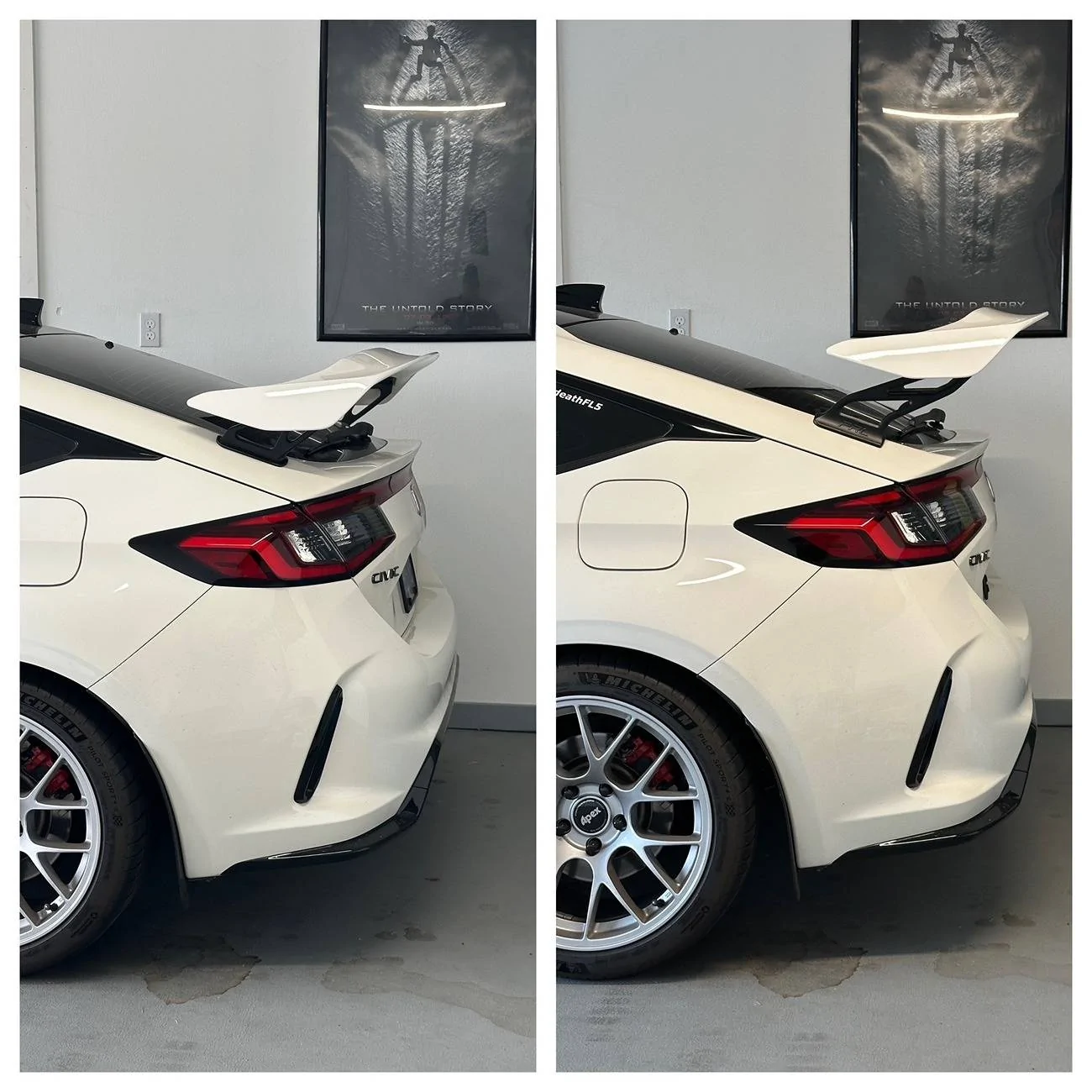 11th Gen Honda Civic FL5 Color Matched Wing DipticExportSaveLocation