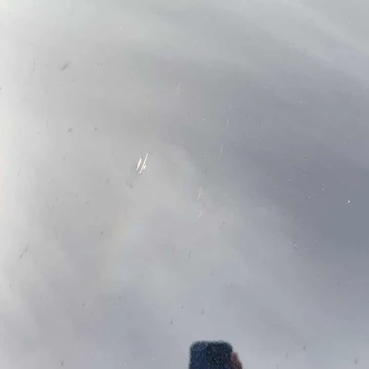 11th Gen Honda Civic Got hit by a big rock on the freeway last week civicdamage3