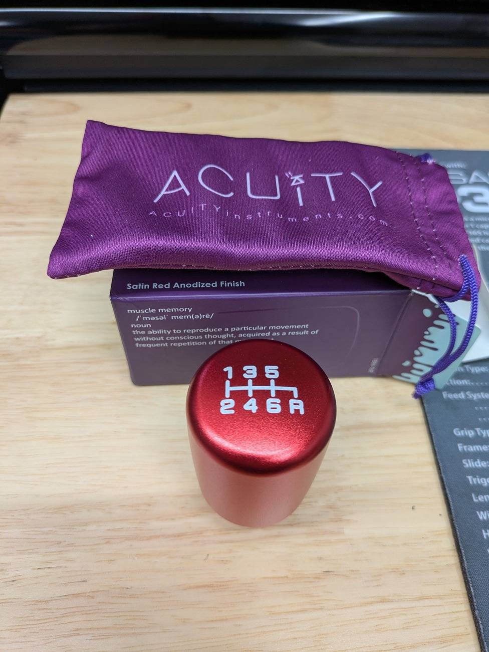 11th Gen Honda Civic SOLD-Acuity collar and ESCO-T6 shift knob in red PXL_20250226_190611768