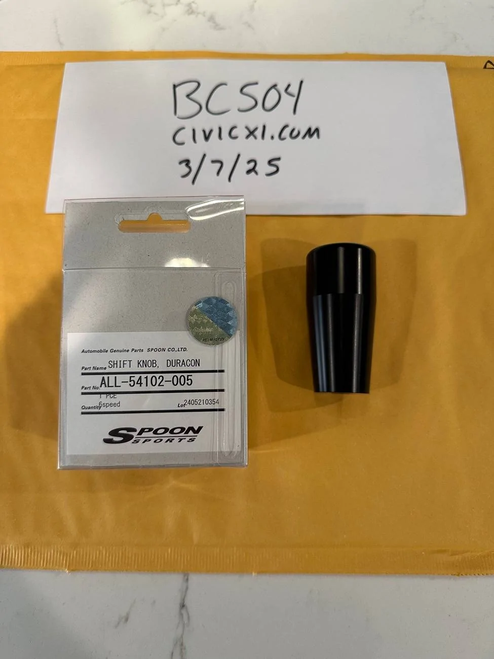 11th Gen Honda Civic FS: [SOLD] Spoon Duracon FL5/FK8 Shift Knob IMG_5804
