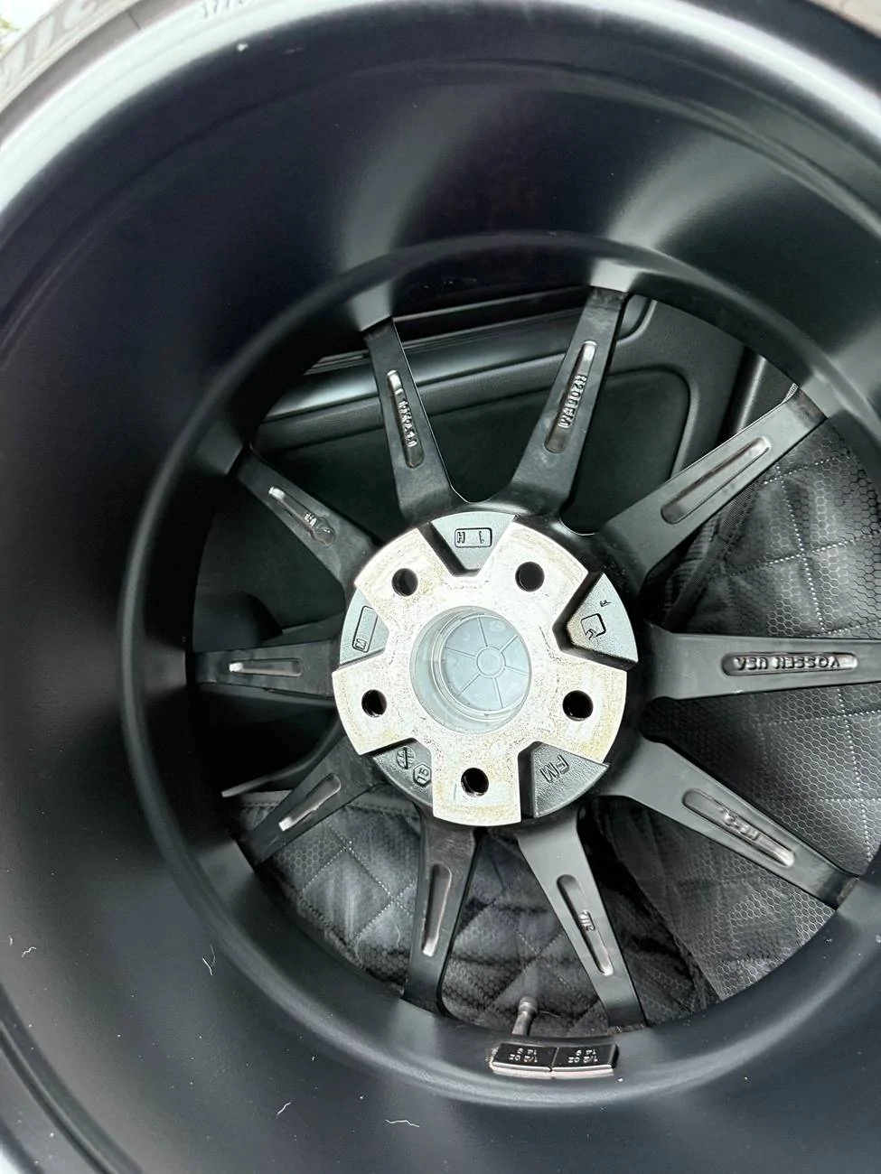 11th Gen Honda Civic WTT: Vossen HF3 19X9.5 +38 64.1cb Custom Satin Black Finish for OEM Forged 19s IMG_8959