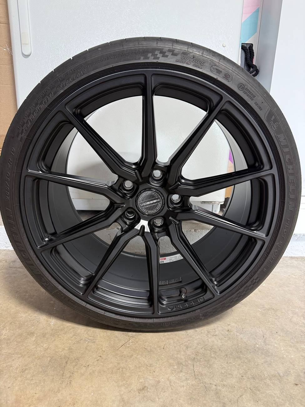 11th Gen Honda Civic WTT: Vossen HF3 19X9.5 +38 64.1cb Custom Satin Black Finish for OEM Forged 19s IMG_8965