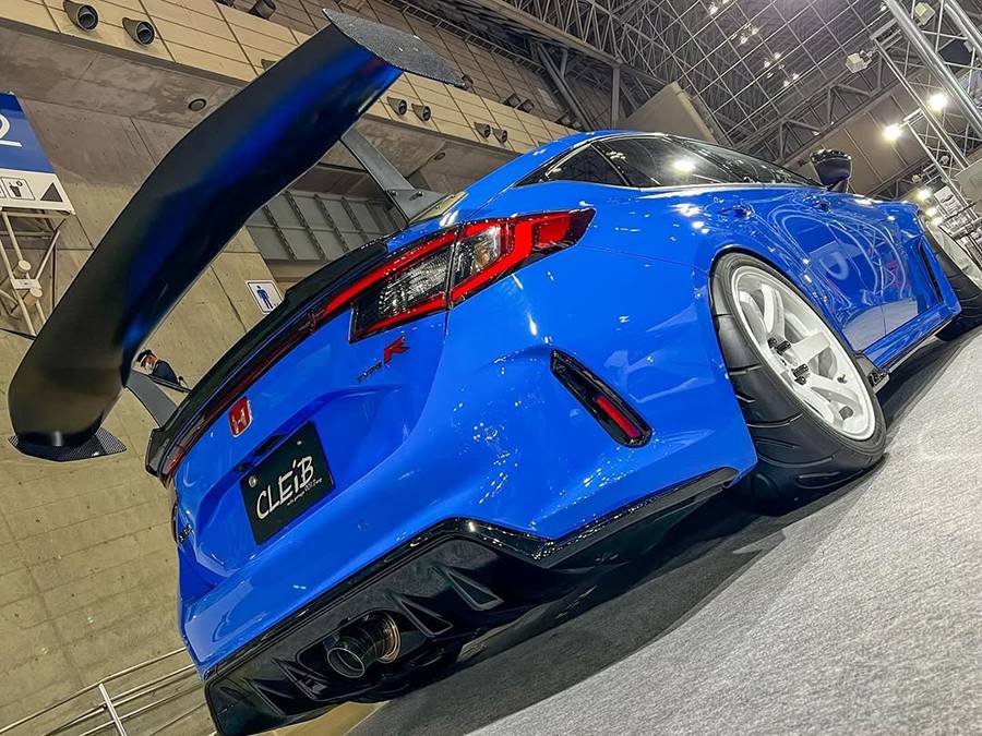 11th Gen Honda Civic CLEiB Single Turn Down Exhaust CLEIB-FL5-EXHAUST_3