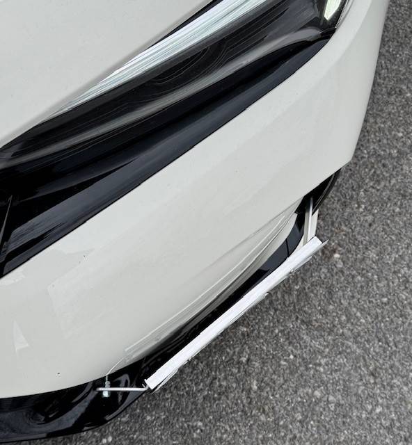 11th Gen Honda Civic Offset Front License Plate Bracket (No Drill) IMG_1270