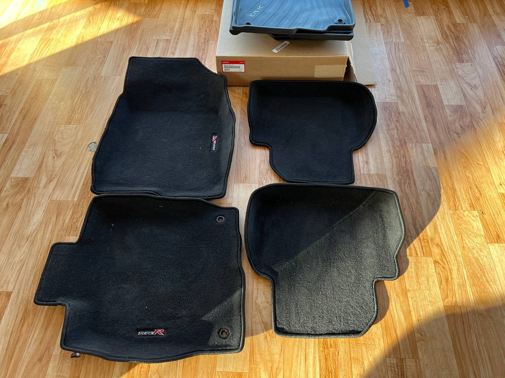 11th Gen Honda Civic SOLD: 2 Sets of OEM Honda Floor Mats — New Rubber All-Season and High Wall Carpet IMG_6529