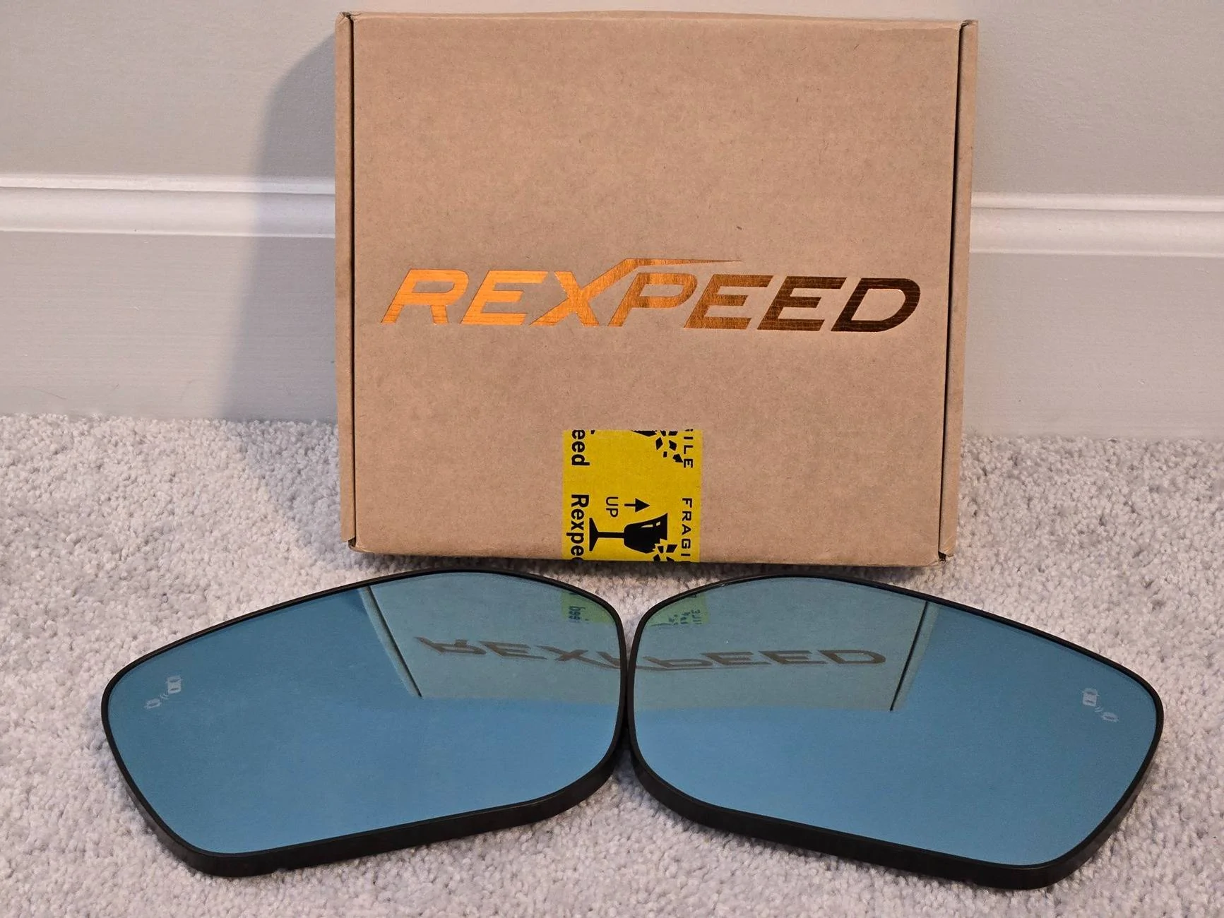 11th Gen Honda Civic Rexpeed Wide angle blue mirror with heated and blind spot 20250323_115528