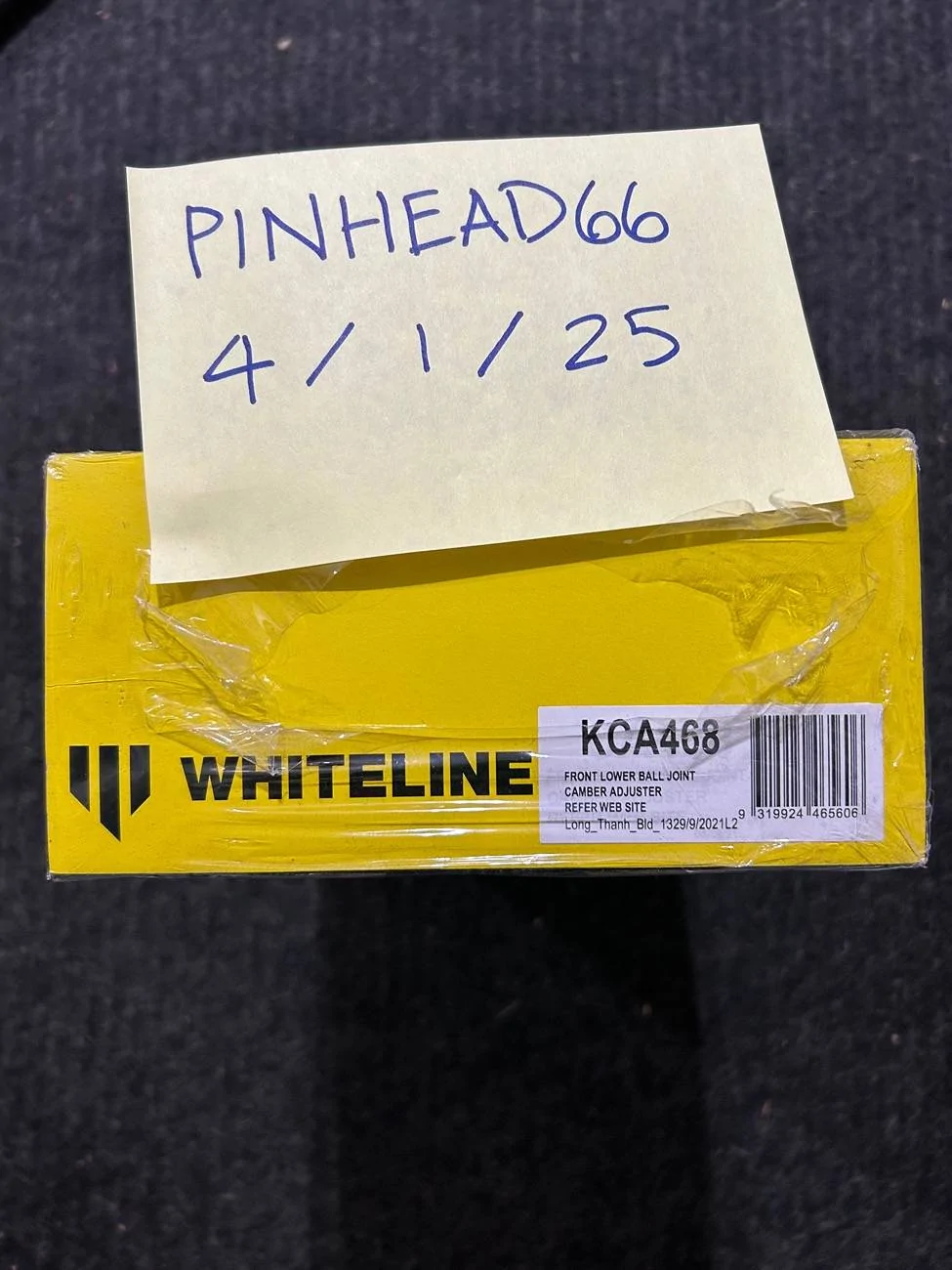 11th Gen Honda Civic FS: NIB Whiteline front lower ball joints IMG_1194
