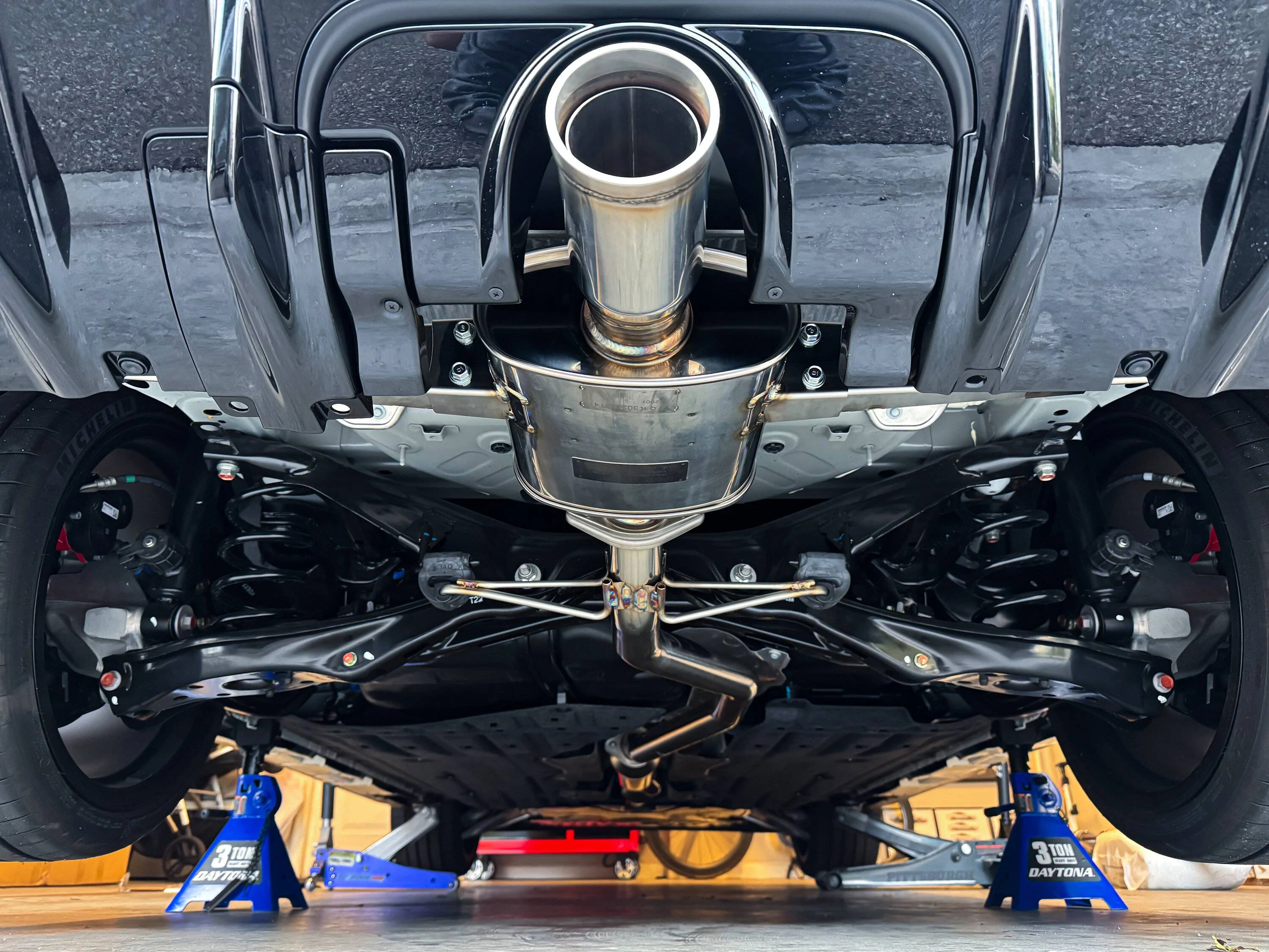 11th Gen Honda Civic SOLD: Mugen sports single exit exhaust. IMG_5620