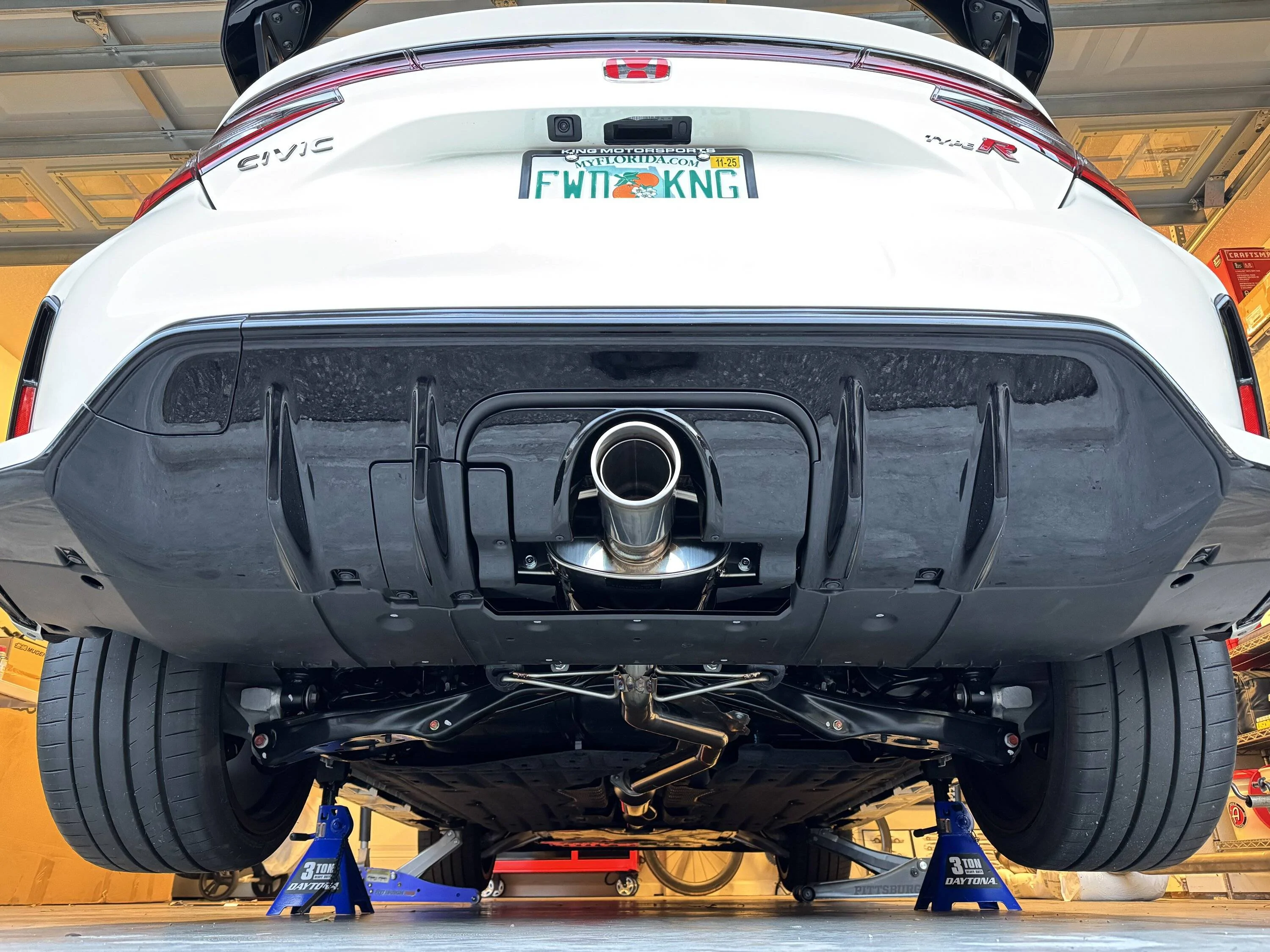 11th Gen Honda Civic SOLD: Mugen sports single exit exhaust. IMG_5625
