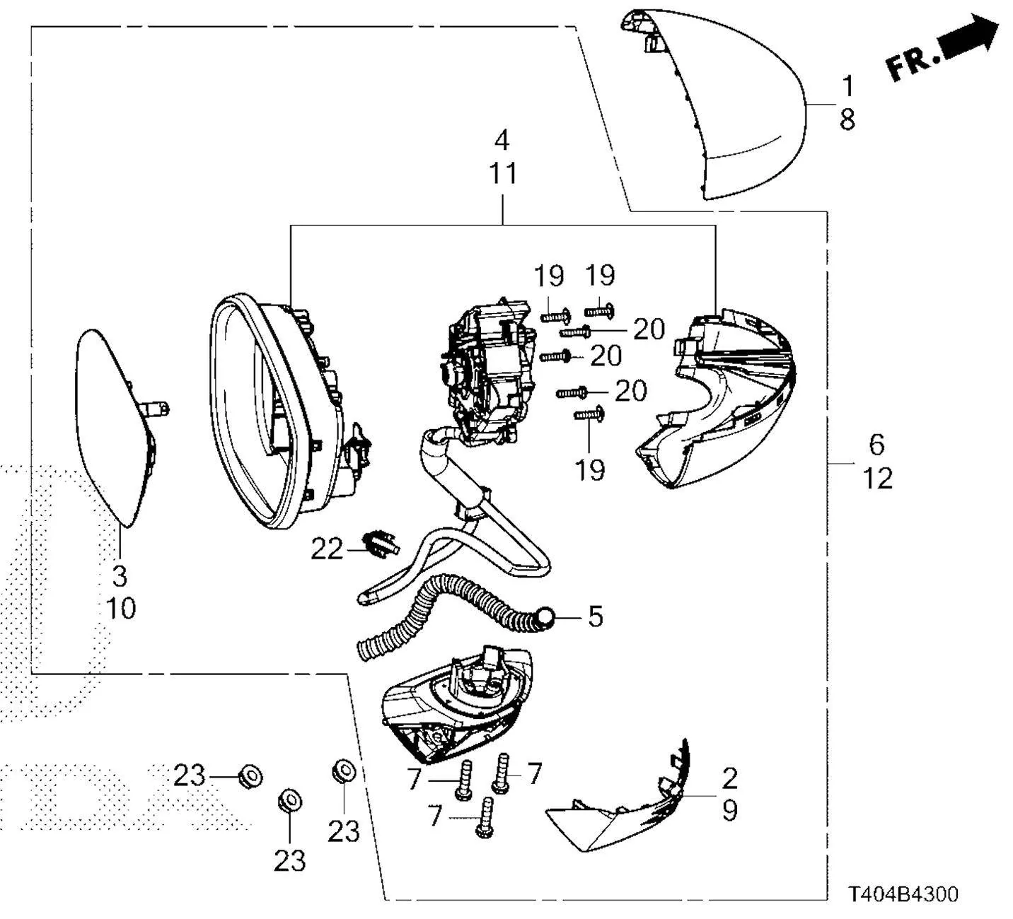 11th Gen Honda Civic Parts and advice for replacing side mirror housing? Screenshot 2025-04-07 at 2.20.51 PM