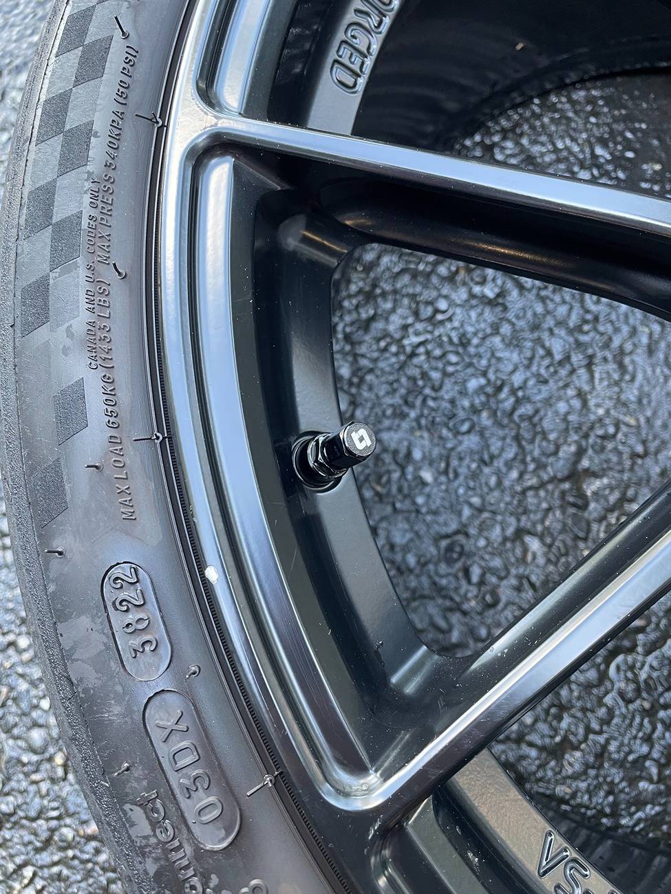 11th Gen Honda Civic Sold - Apex Forged VS-5RS 19x9.5 ET45 Satin Black IMG_3043