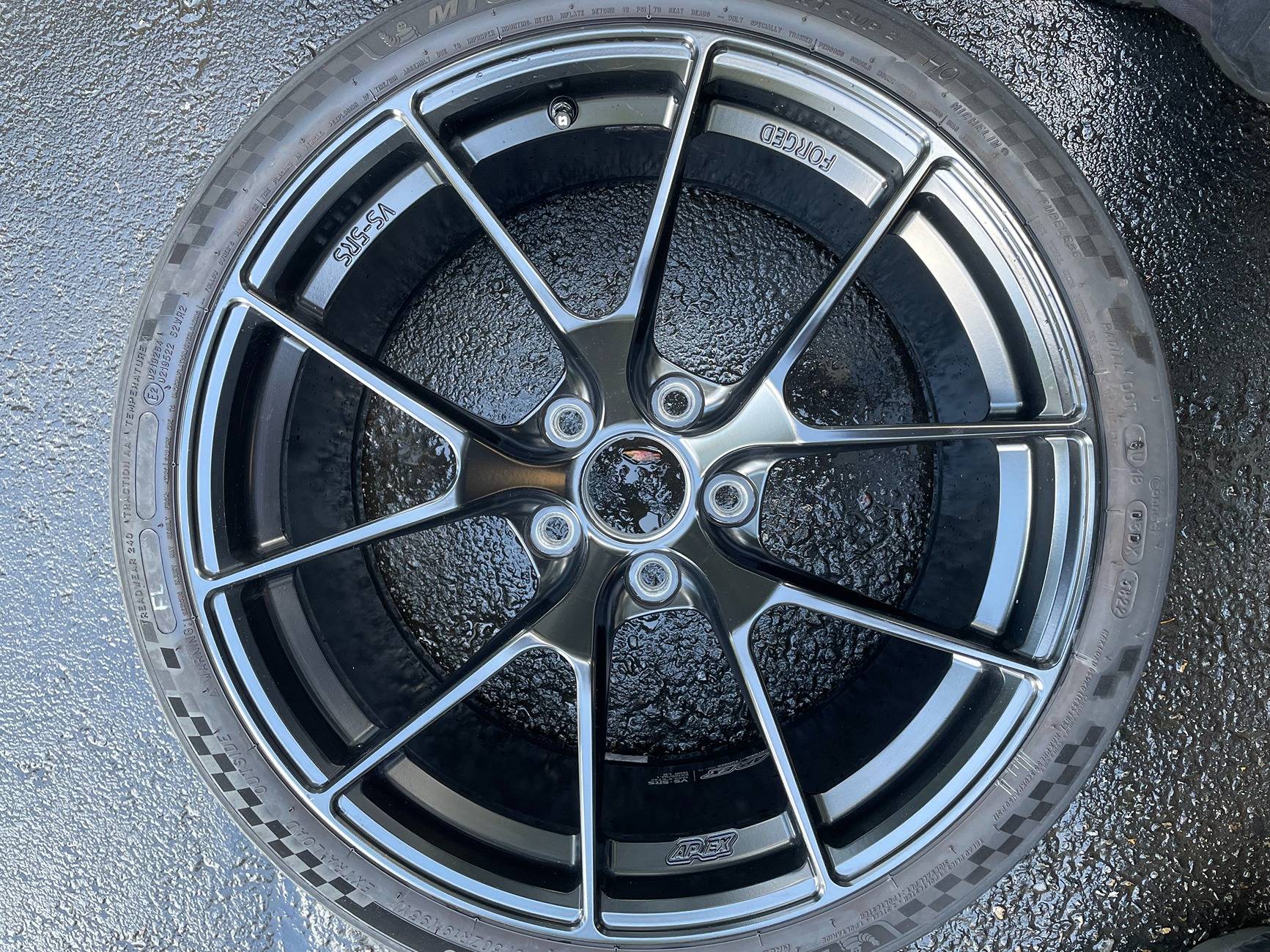11th Gen Honda Civic Sold - Apex Forged VS-5RS 19x9.5 ET45 Satin Black IMG_3049