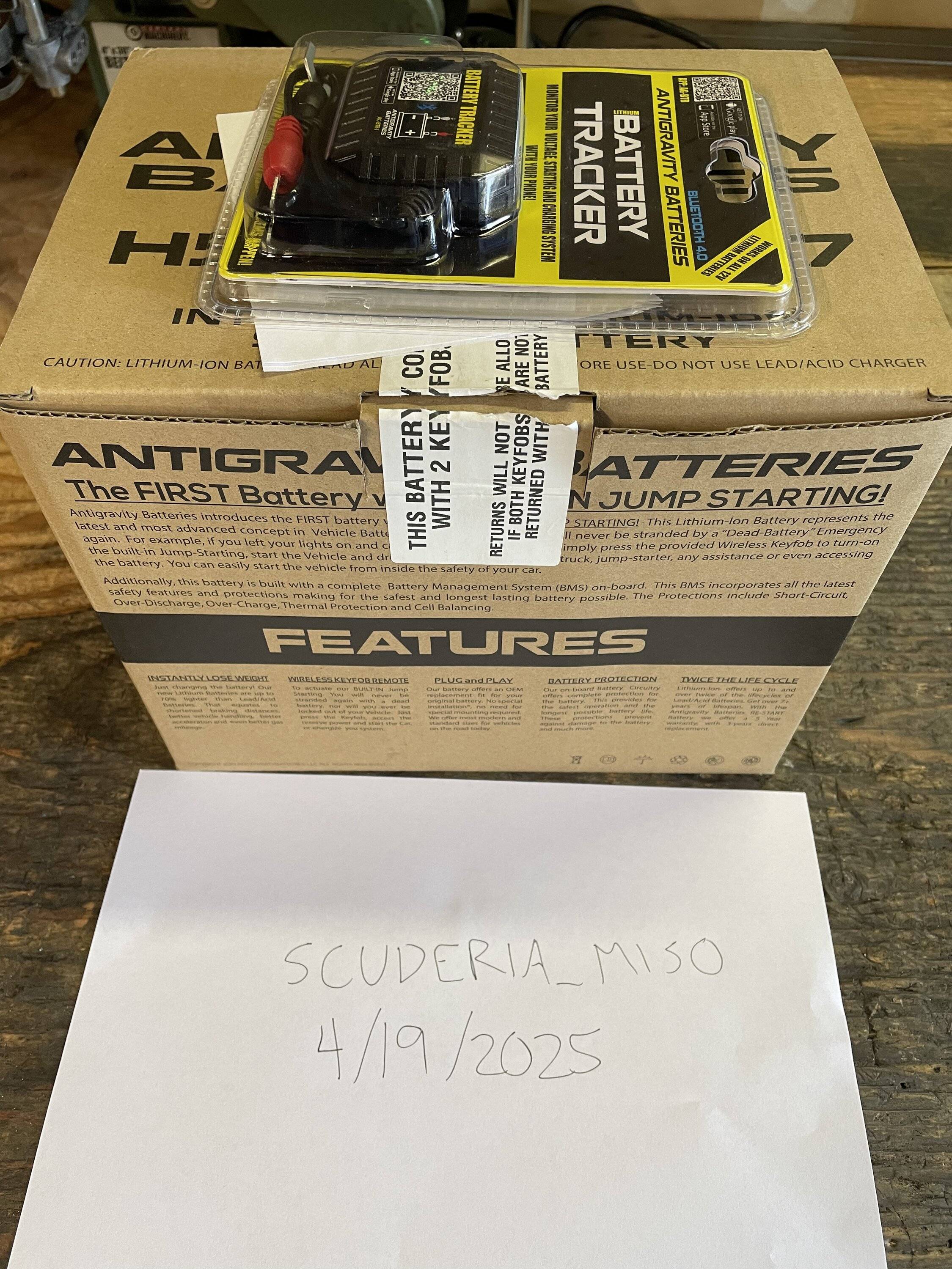 11th Gen Honda Civic Anti Gravity H5/Group 47 Lithium 40 AH Battery (SOLD) IMG_3058