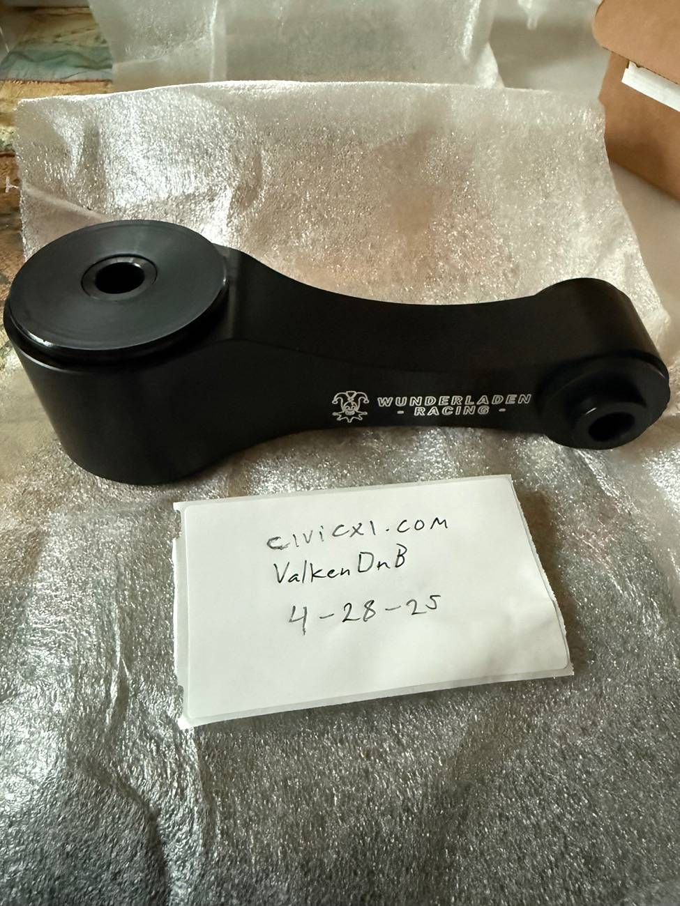 11th Gen Honda Civic Wunderladen Street Rear Motor Mount IMG_0597