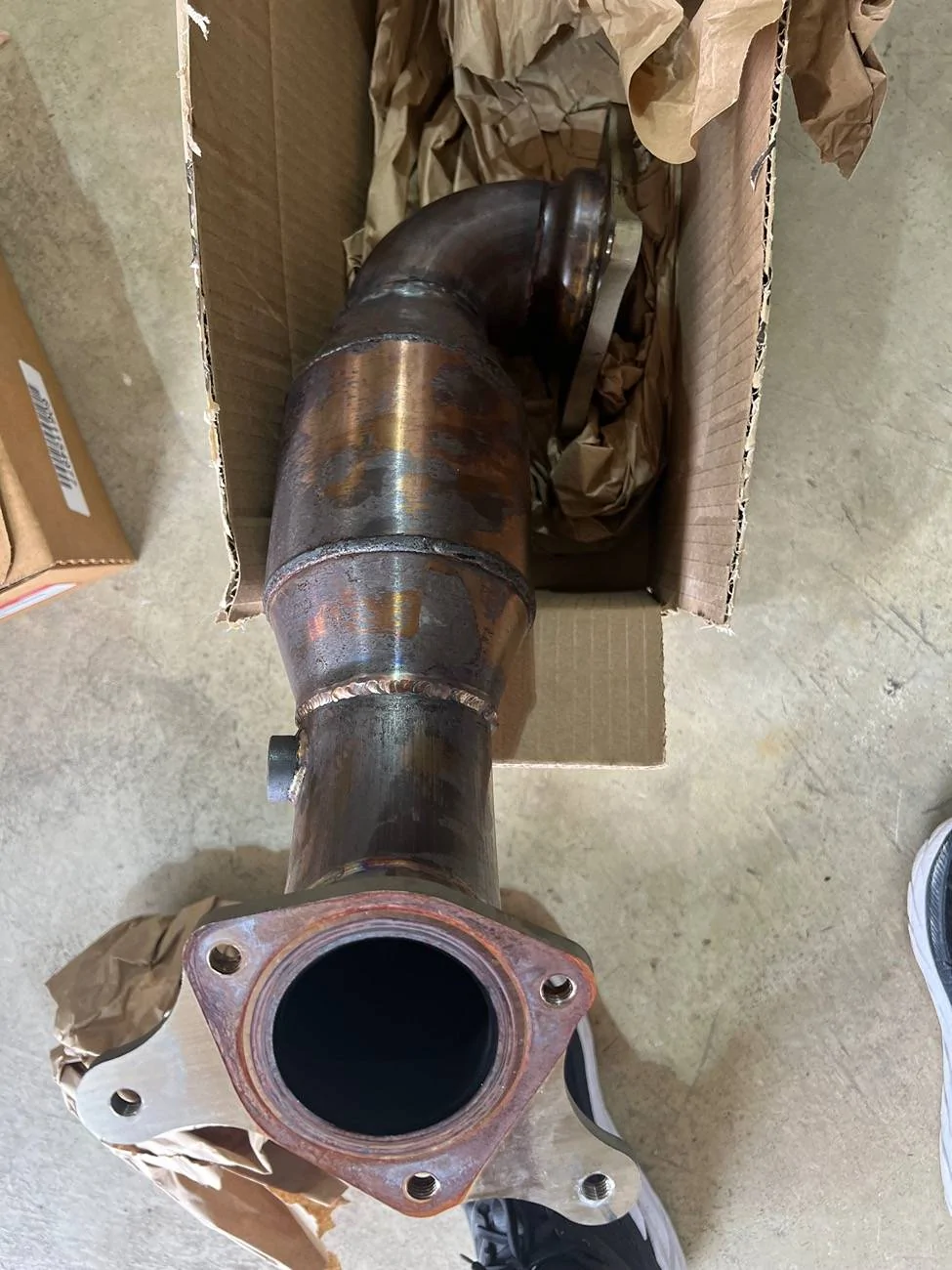 11th Gen Honda Civic MAP 200 cell Race Cat Downpipe.  Norfolk Va IMG_8970