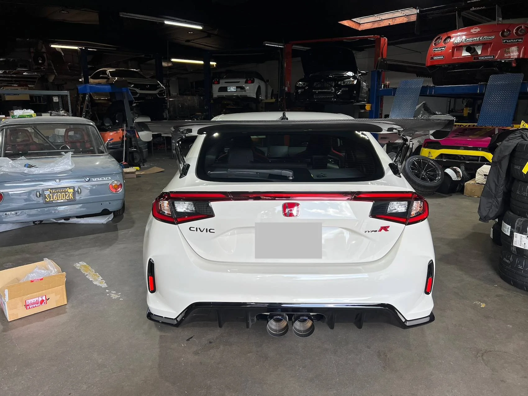 11th Gen Honda Civic FS: Mint Cusco High Rise Wing Bracket (Sold) IMG_1499