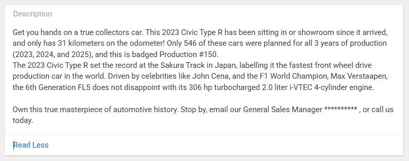 11th Gen Honda Civic Canadian dealer asked what colour Type R I want 1748294588715-vt