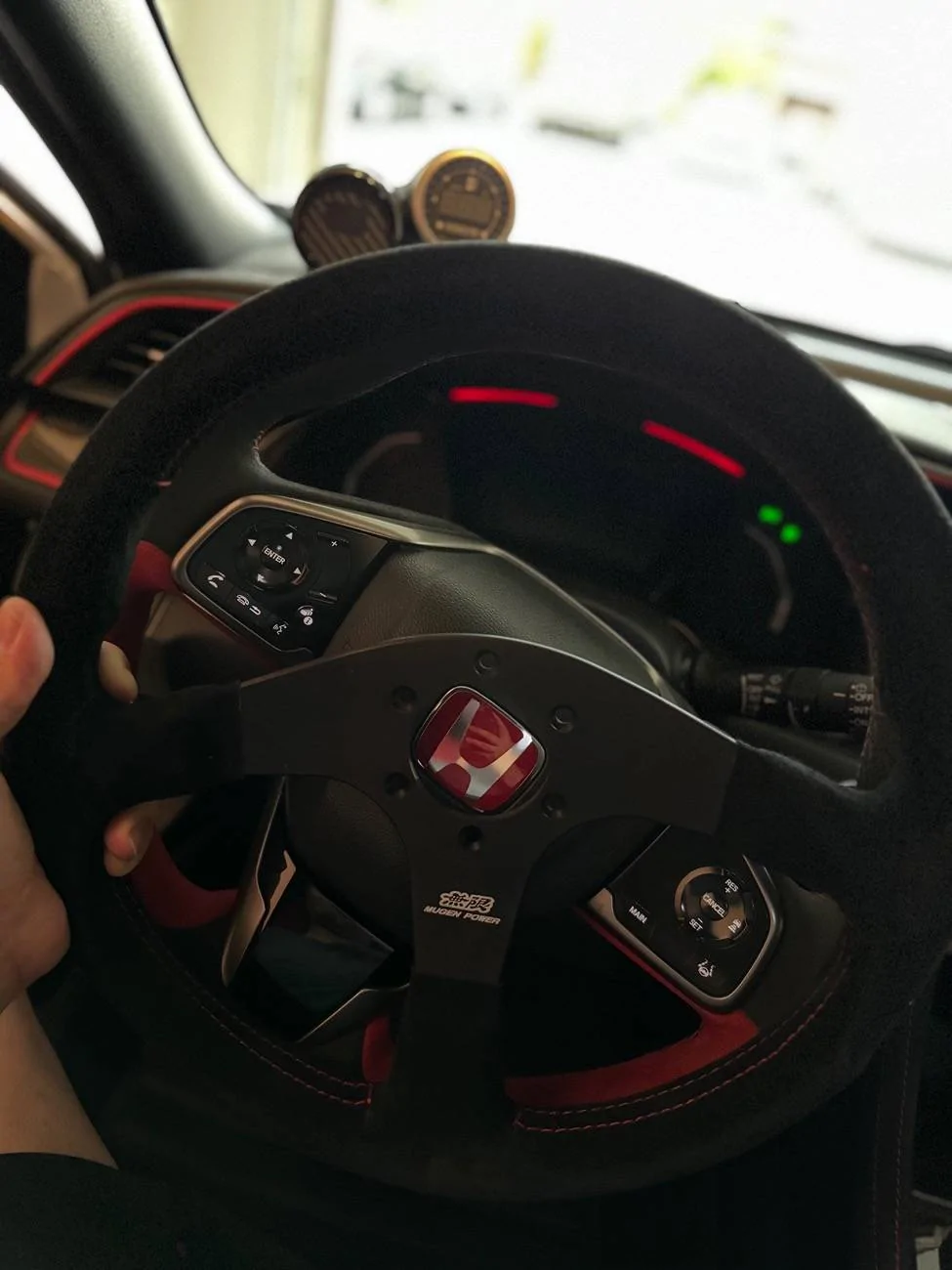 11th Gen Honda Civic Original Mugen steering wheel IMG_2258