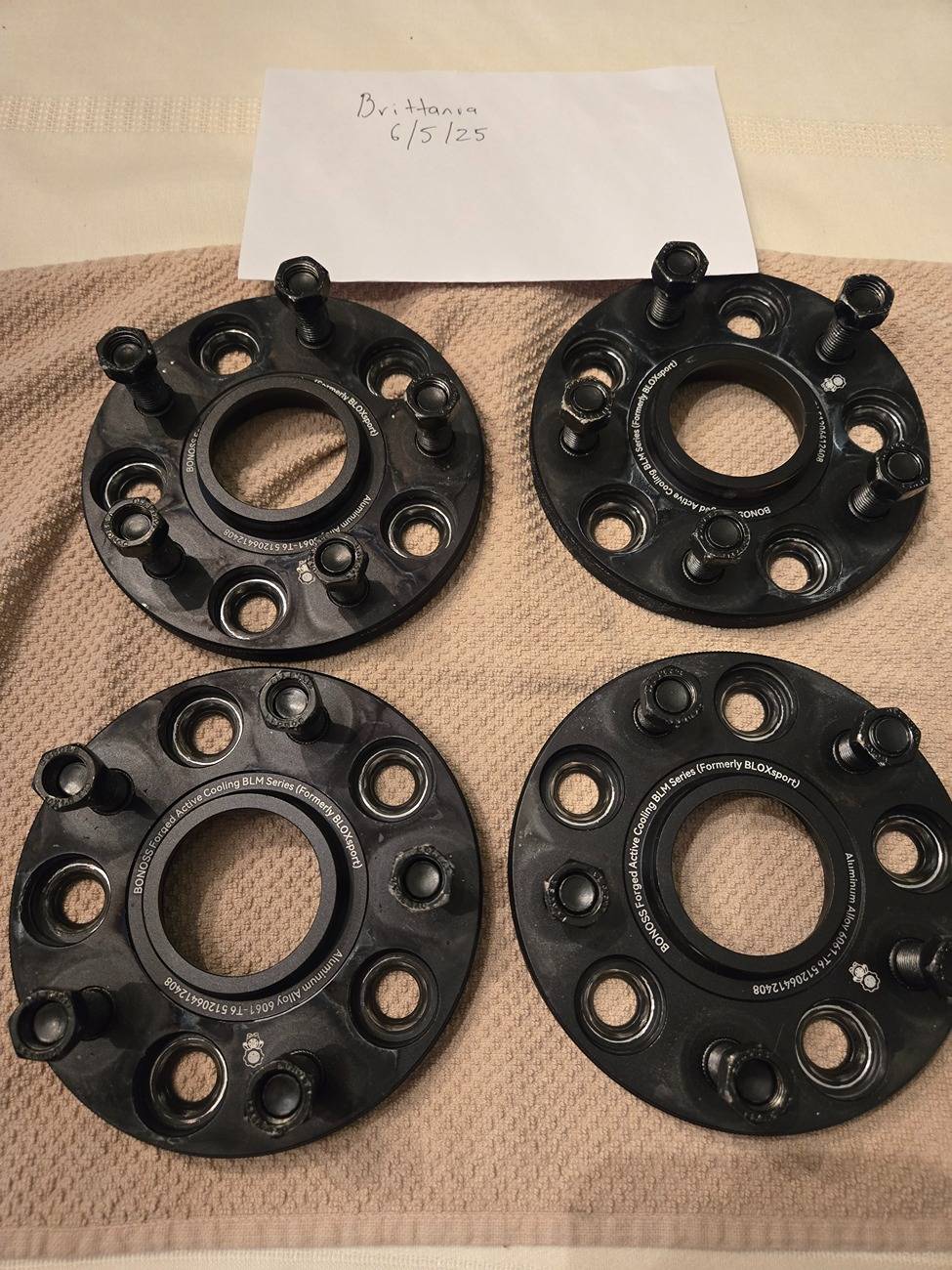 11th Gen Honda Civic Bonoss 15mm Spacers Set of 4 20250605_162231