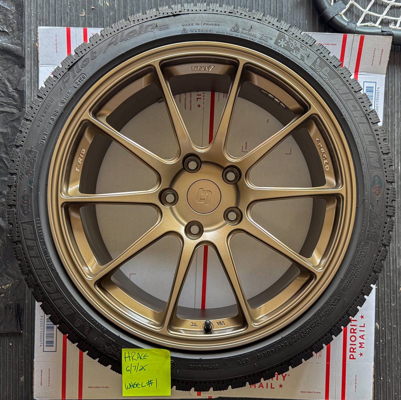 11th Gen Honda Civic (Sold) $1,800: Wheels, Titan 7, T-R10, Bronze, 18x9.5 +45 2, Wheel 1 front