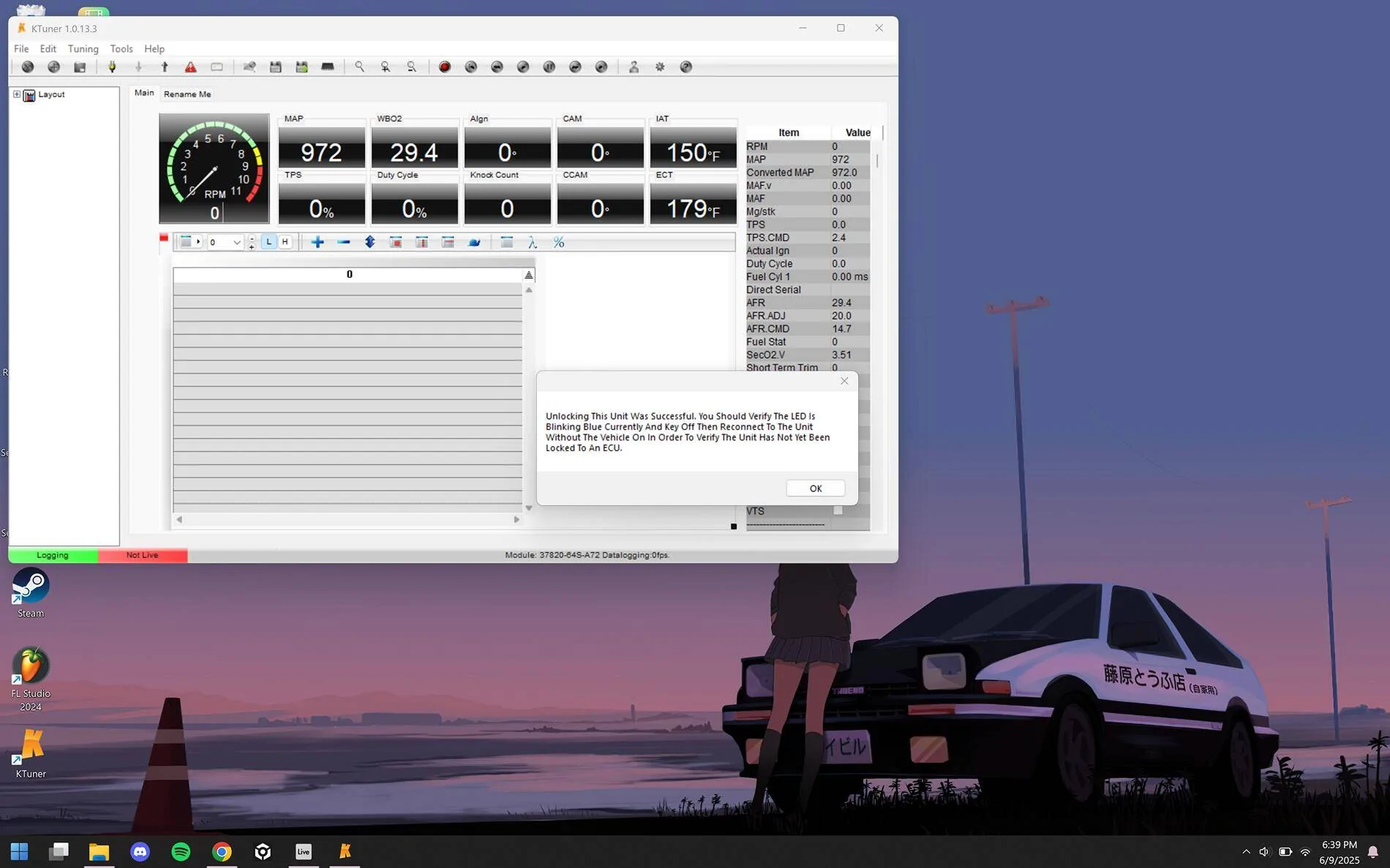 11th Gen Honda Civic KTuner v1.2 $300 shipped Screenshot (3)
