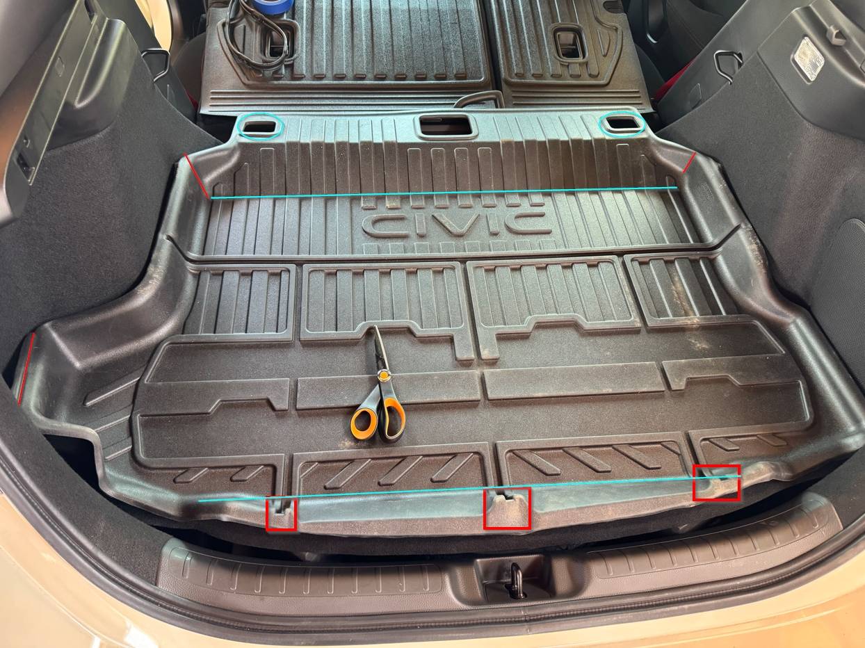 11th Gen Honda Civic FK8 Spare Tire Kit installed in FL5 2025-06-21 14_08_23