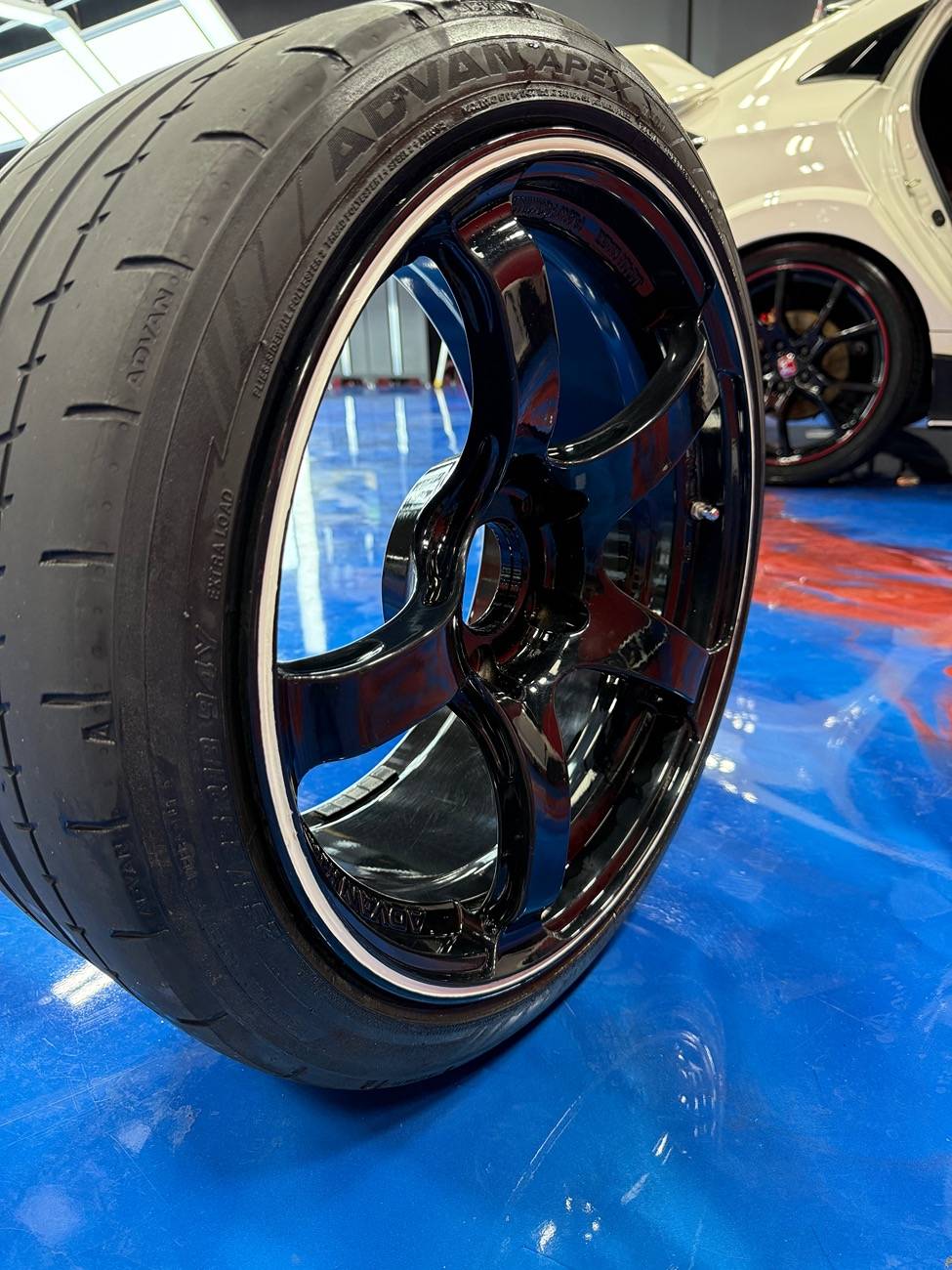 11th Gen Honda Civic FS - Advan Racing TC4 Gloss Black Wheels with Machined Outer Lip Ring $1500 tempImagedyman1