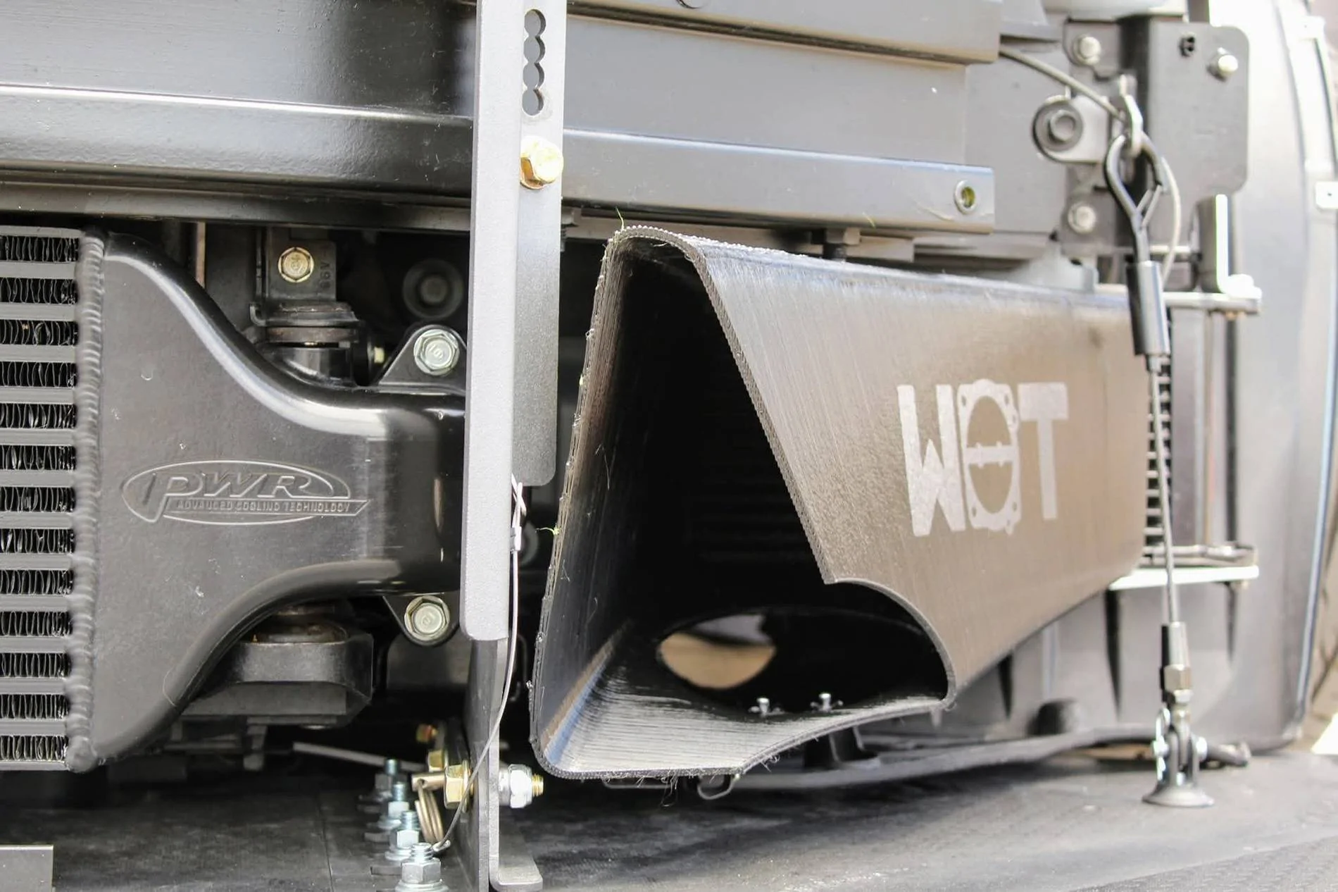 11th Gen Honda Civic WOT Performance FL5/DE5 Single Oil Cooler Kit down the barrel