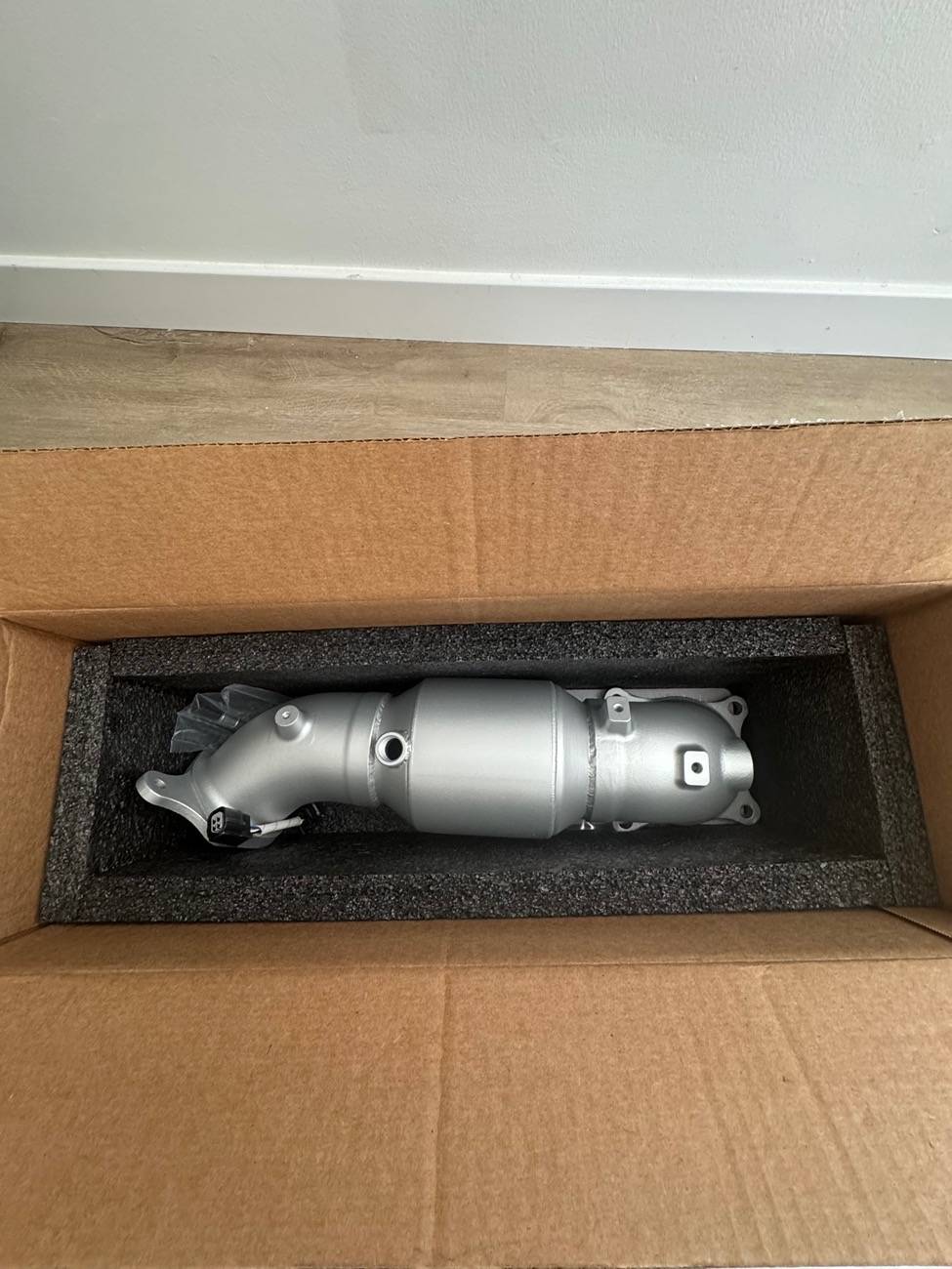 11th Gen Honda Civic SOLD - FS: NEW TSP Downpipe - silver cerakote IMG_0998