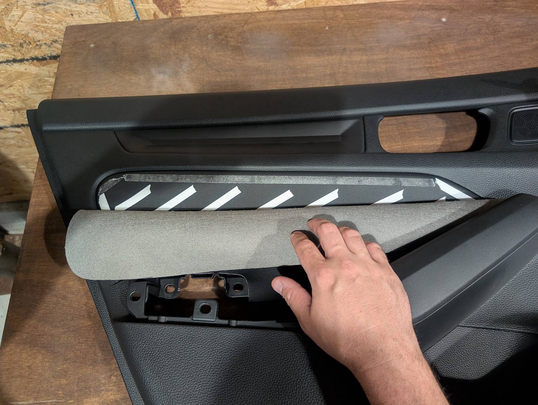 11th Gen Honda Civic Re-covering the Armrests/Door Panels PXL_20250720_013008306