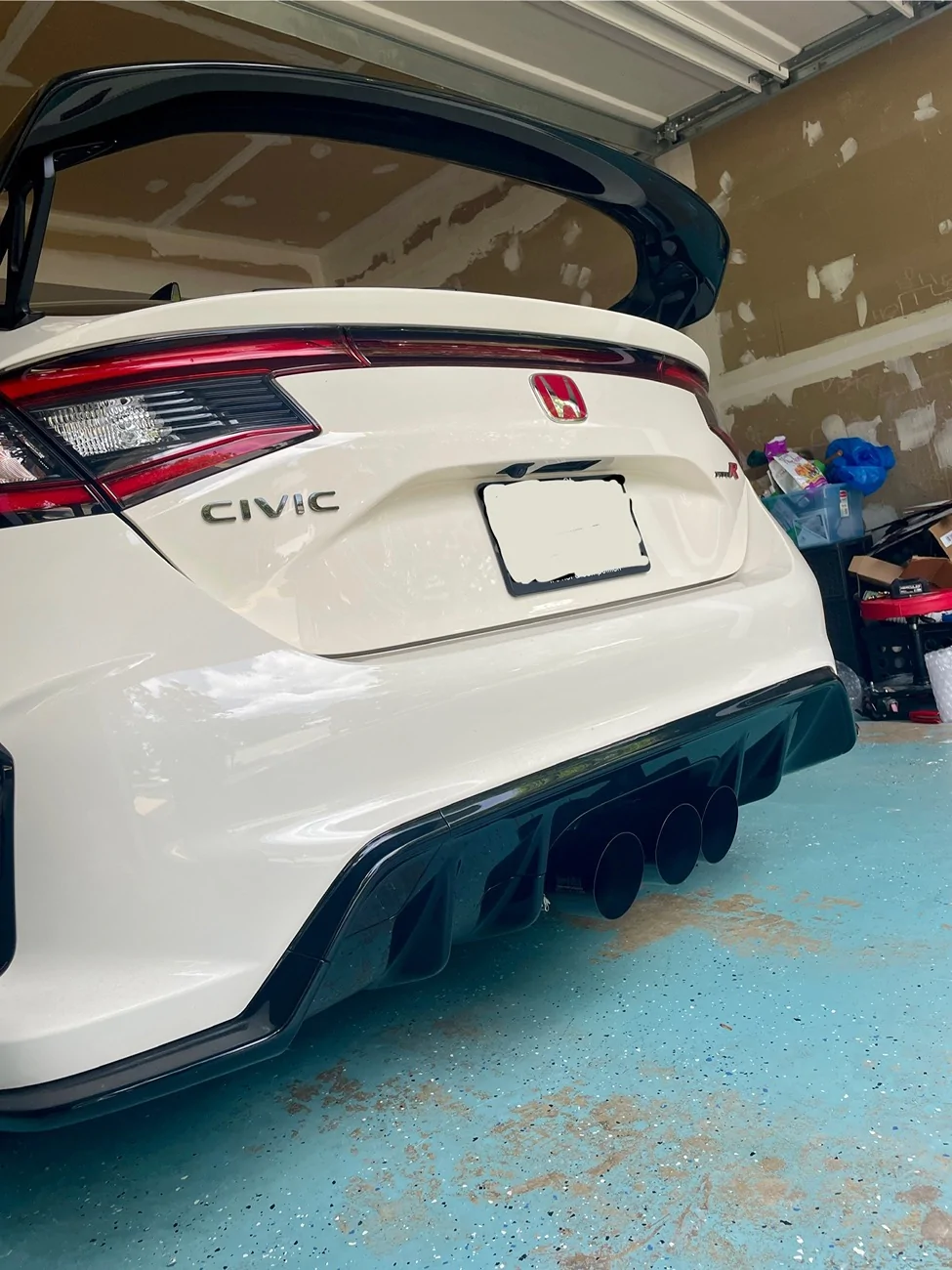 11th Gen Honda Civic Invidia R400 Exhaust Installed IMG_7624