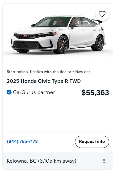 11th Gen Honda Civic Canadian dealer asked what colour Type R I want 1753797868505-0