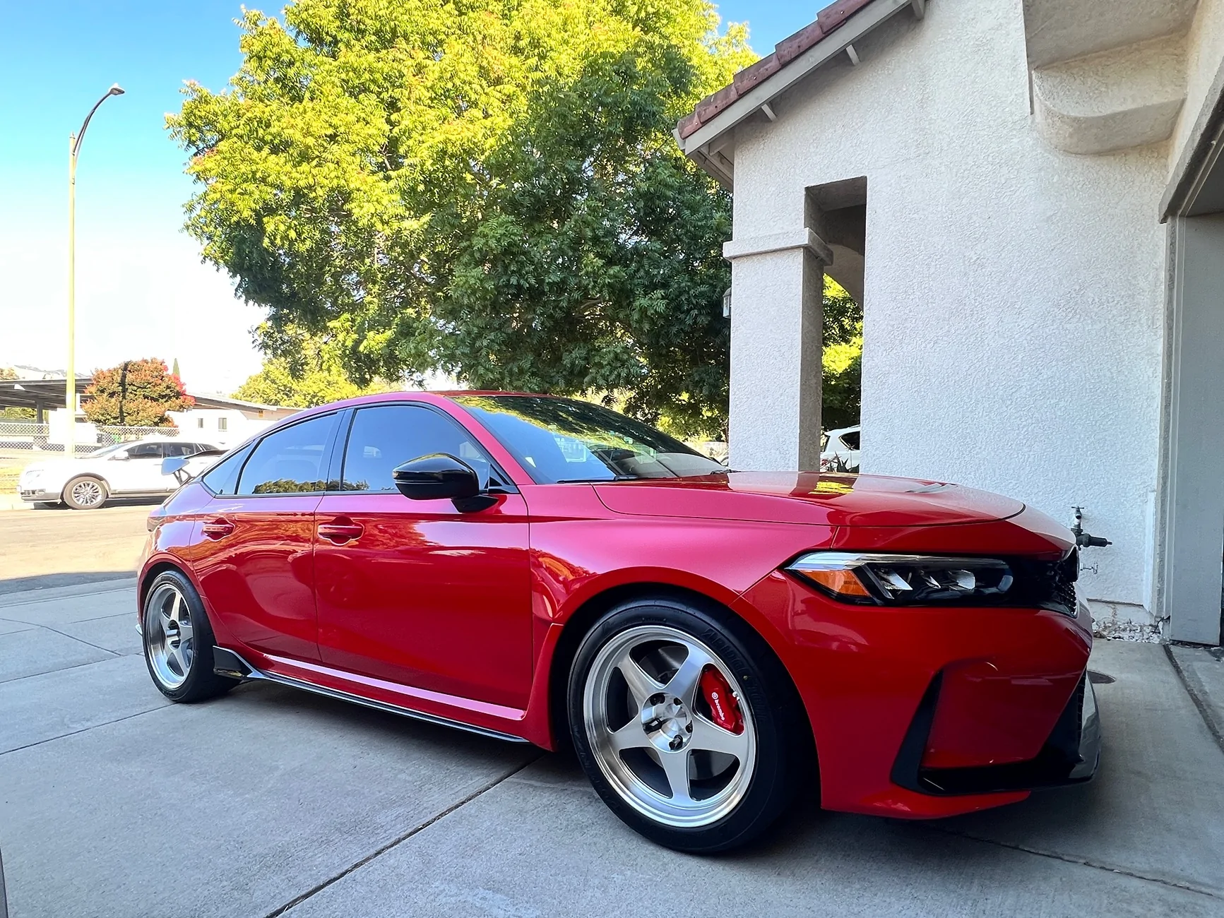 11th Gen Honda Civic Regamaster Bright II 18 x 9.5 +45 for Flame Red IMG_3915