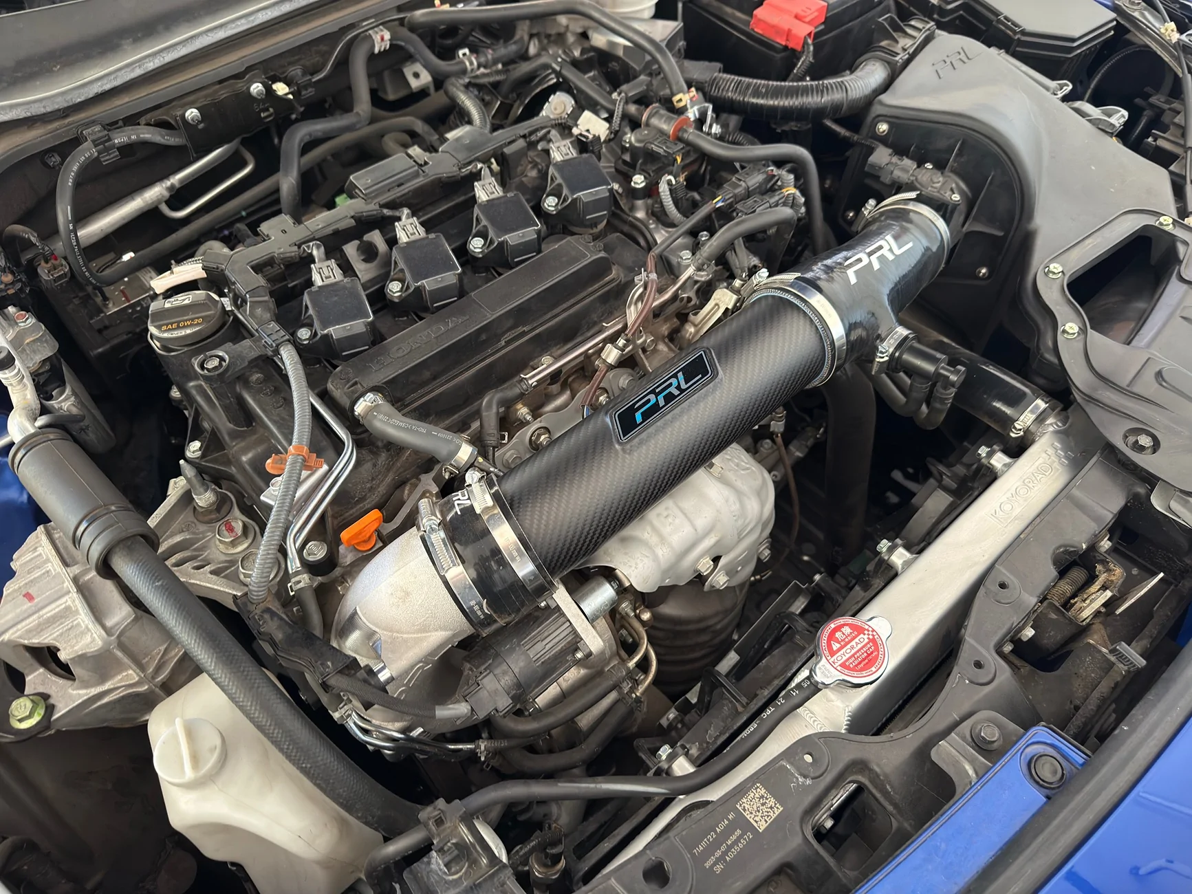 11th Gen Honda Civic PRL Carbon Fiber Inlet Pipe Photos IMG_2151