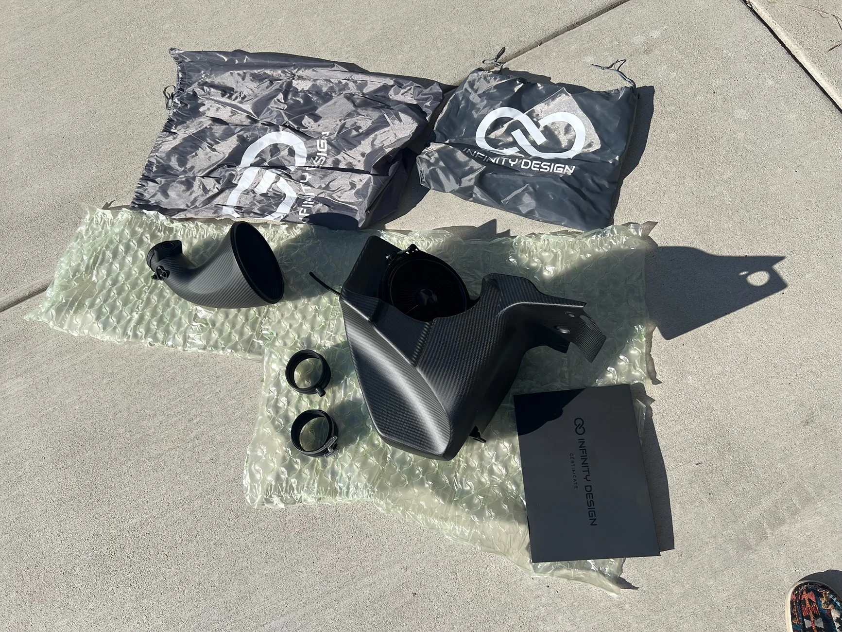 11th Gen Honda Civic Infinity Design Matte Carbon FL5 Intake IMG_6066