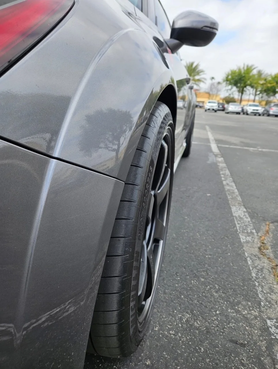 11th Gen Honda Civic Volk Racing TE37 S-Plus 19x9.5 +36 - Black Shadow LTD DE5 pok