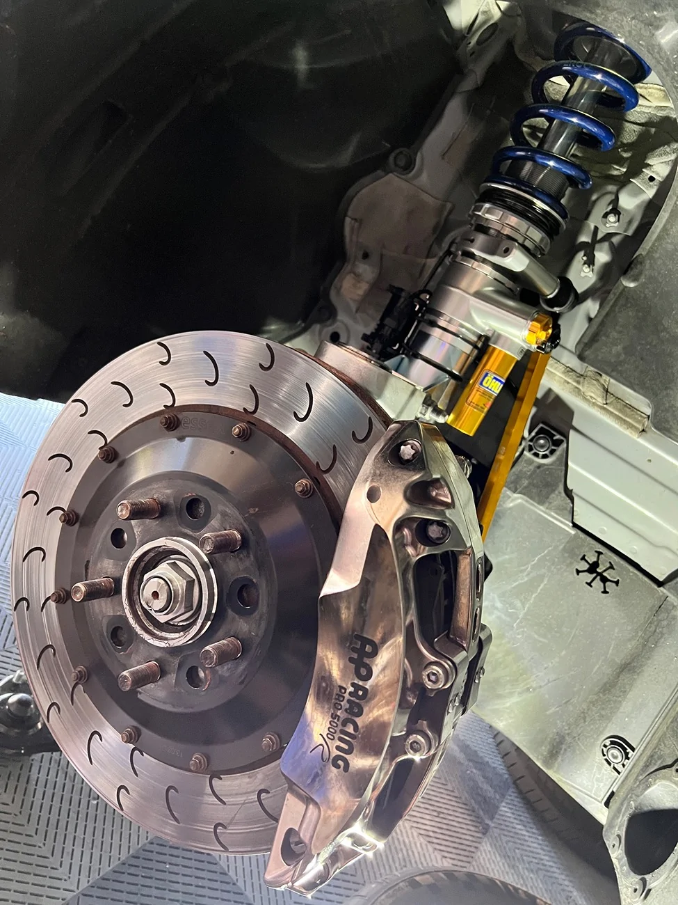 Custom Ohlins TTX coilovers custom prototype for my FL5 | CivicXI