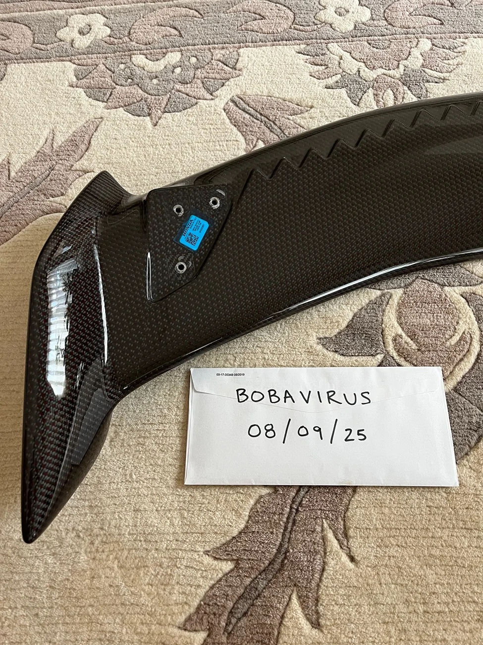 11th Gen Honda Civic SOLD - OEM Carbon Fiber Wing 3