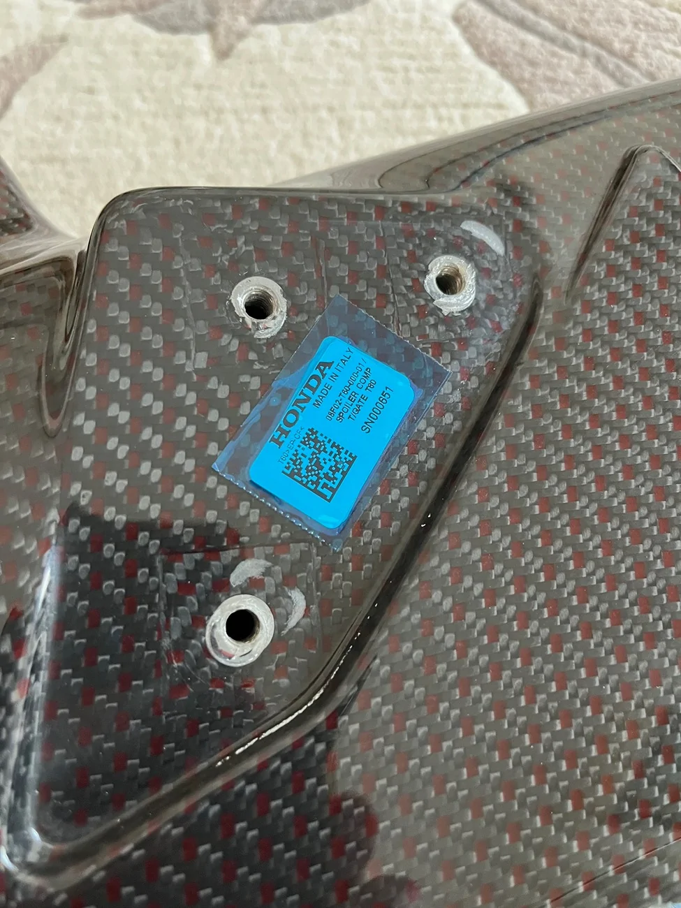 11th Gen Honda Civic SOLD - OEM Carbon Fiber Wing 4