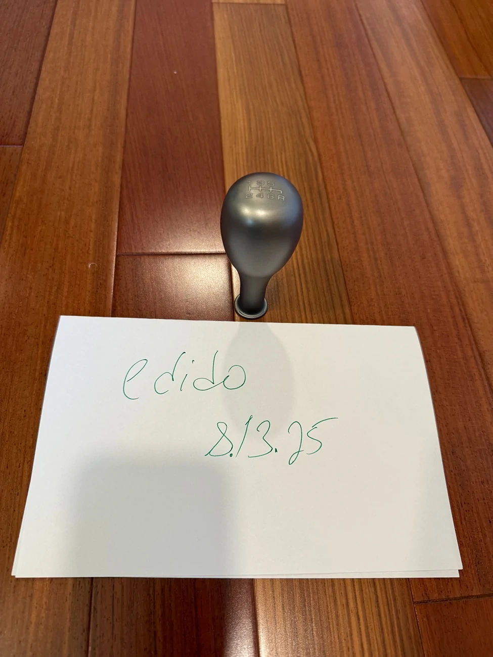 11th Gen Honda Civic SOLD: Alplus Formula Shift Knob Titanium IMG_5876