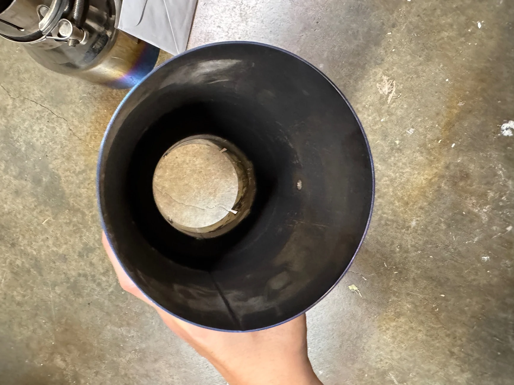 11th Gen Honda Civic Burnt Titanium Exhaust Tips for AWE Exhausts IMG_8816