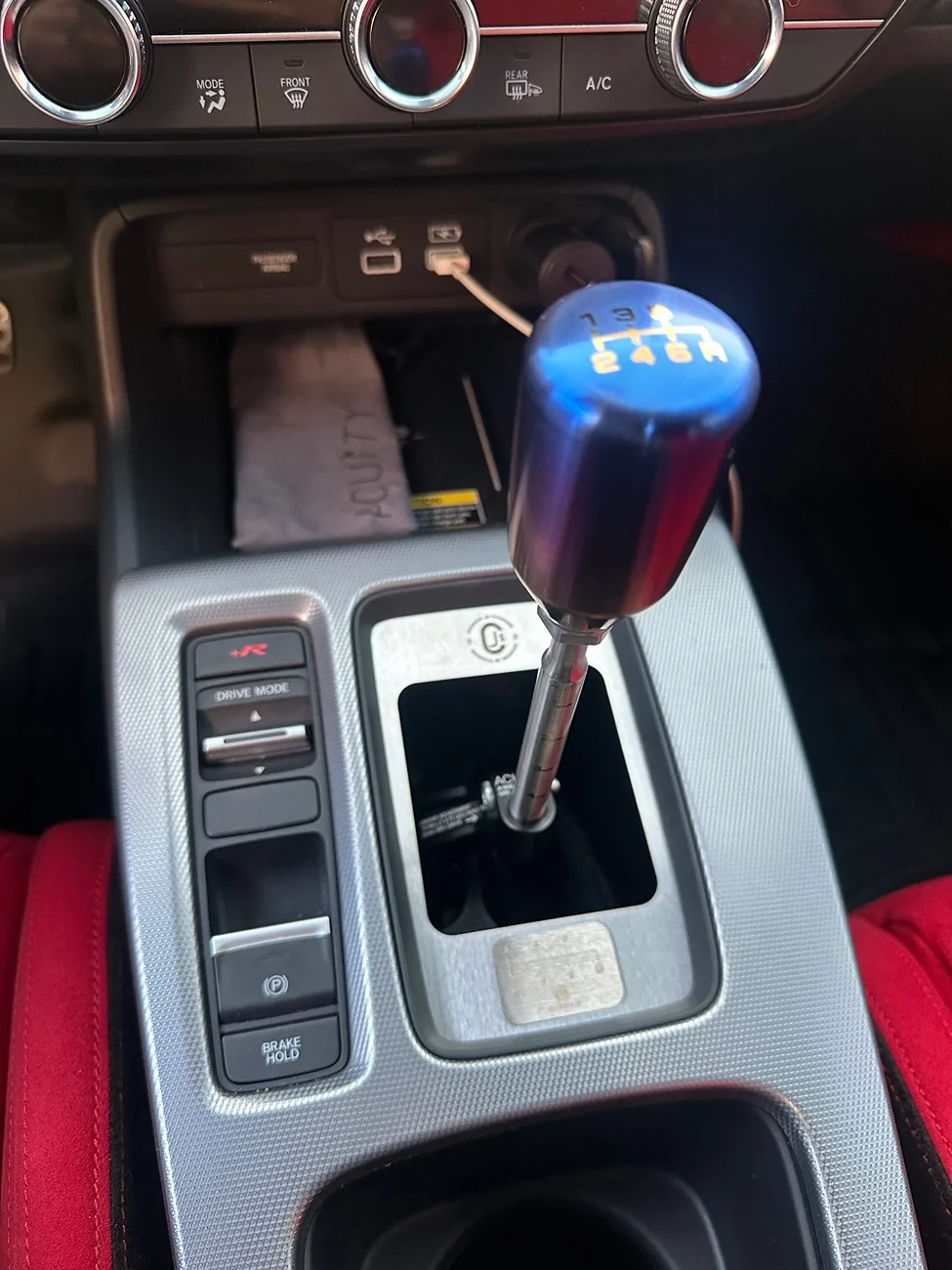 11th Gen Honda Civic Acuity Instrument's Short Shifter IMG_5266