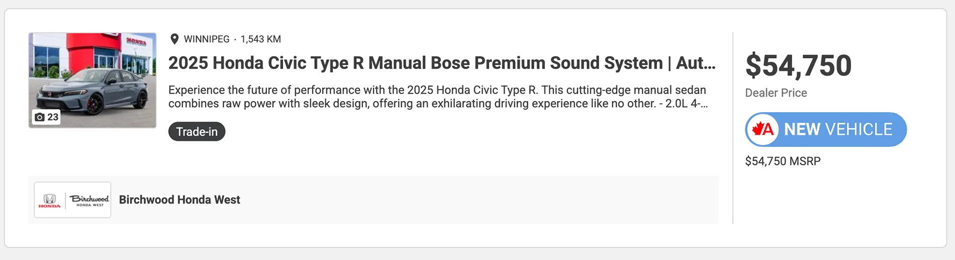 11th Gen Honda Civic Canadian dealer asked what colour Type R I want 1758671729686-56