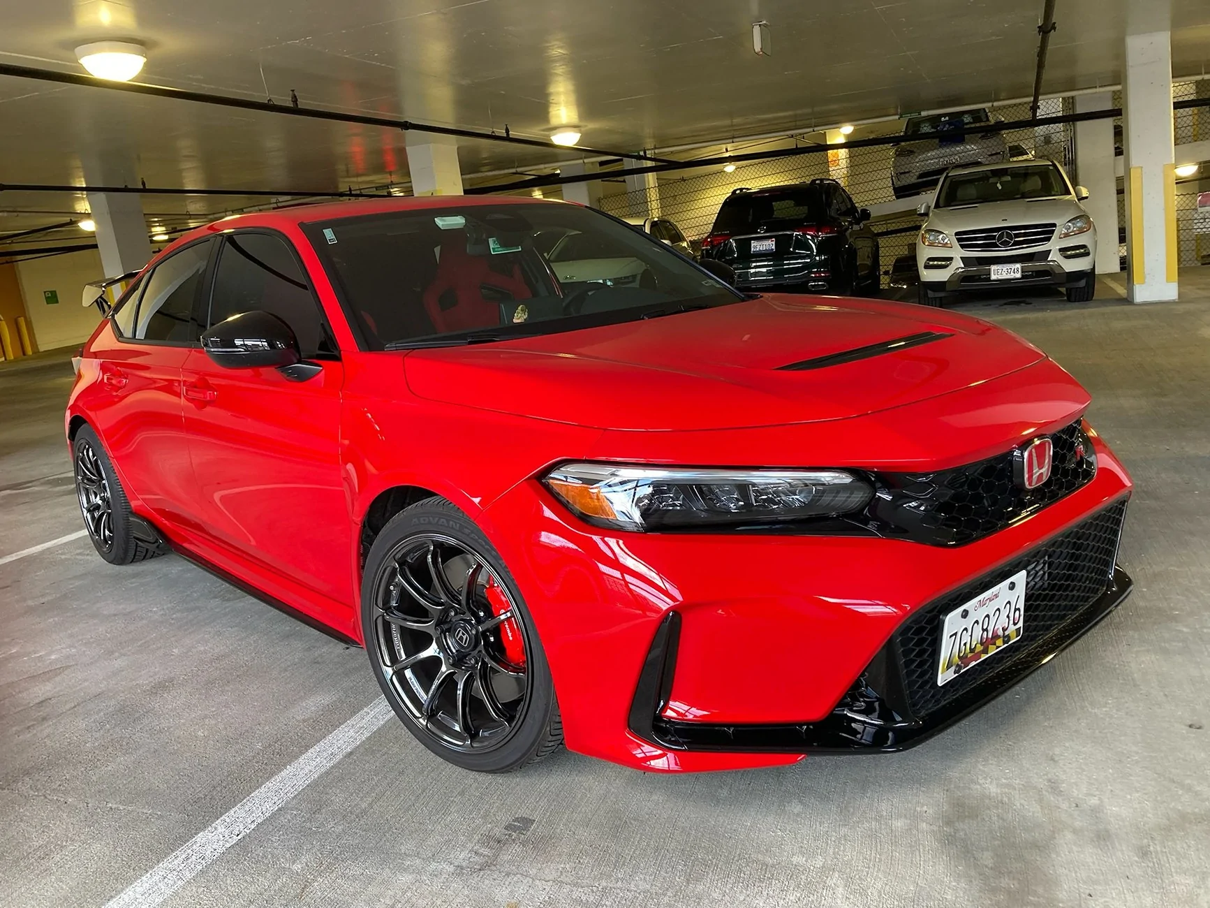 11th Gen Honda Civic FS: Advan RS3 wheels 5x120 18x9.5+45 Blk chrome Img14