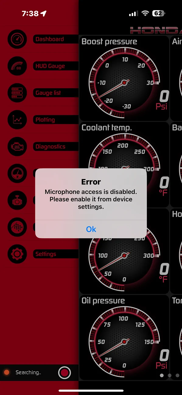 11th Gen Honda Civic Hondata app IMG_3061
